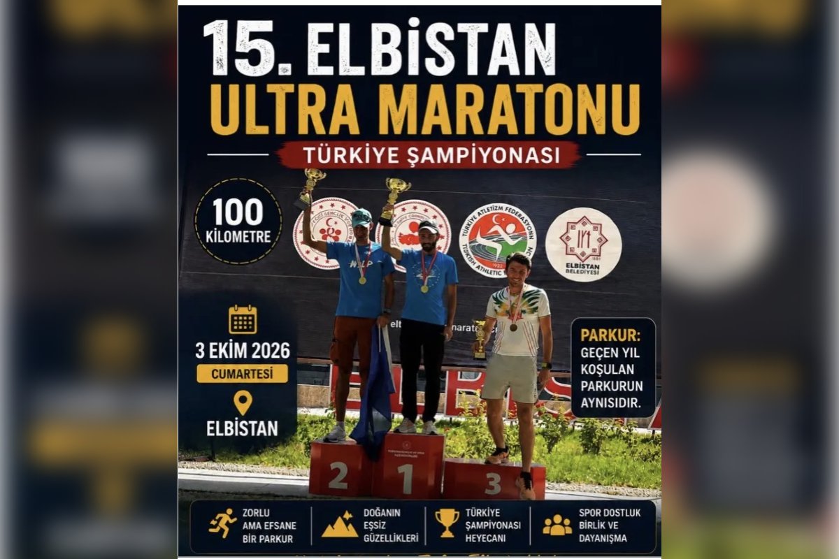 15. Uluslararası Afşin Elbistan Ultra Maraton Şampiyonası (100 Km)
