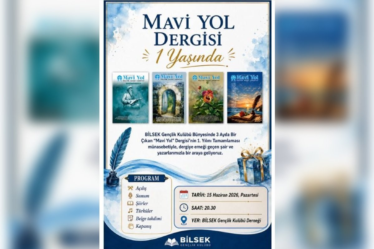 Mavi Yol Dergisi 1.Yılı Programı