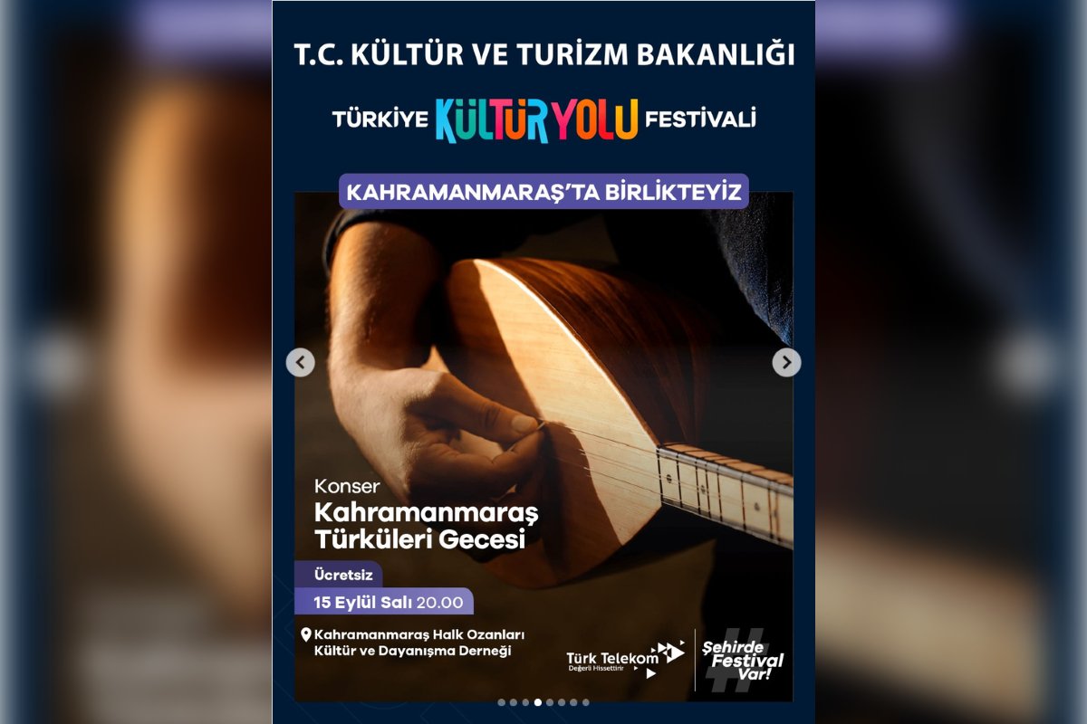 Kahramanmaraş Türküleri Gecesi