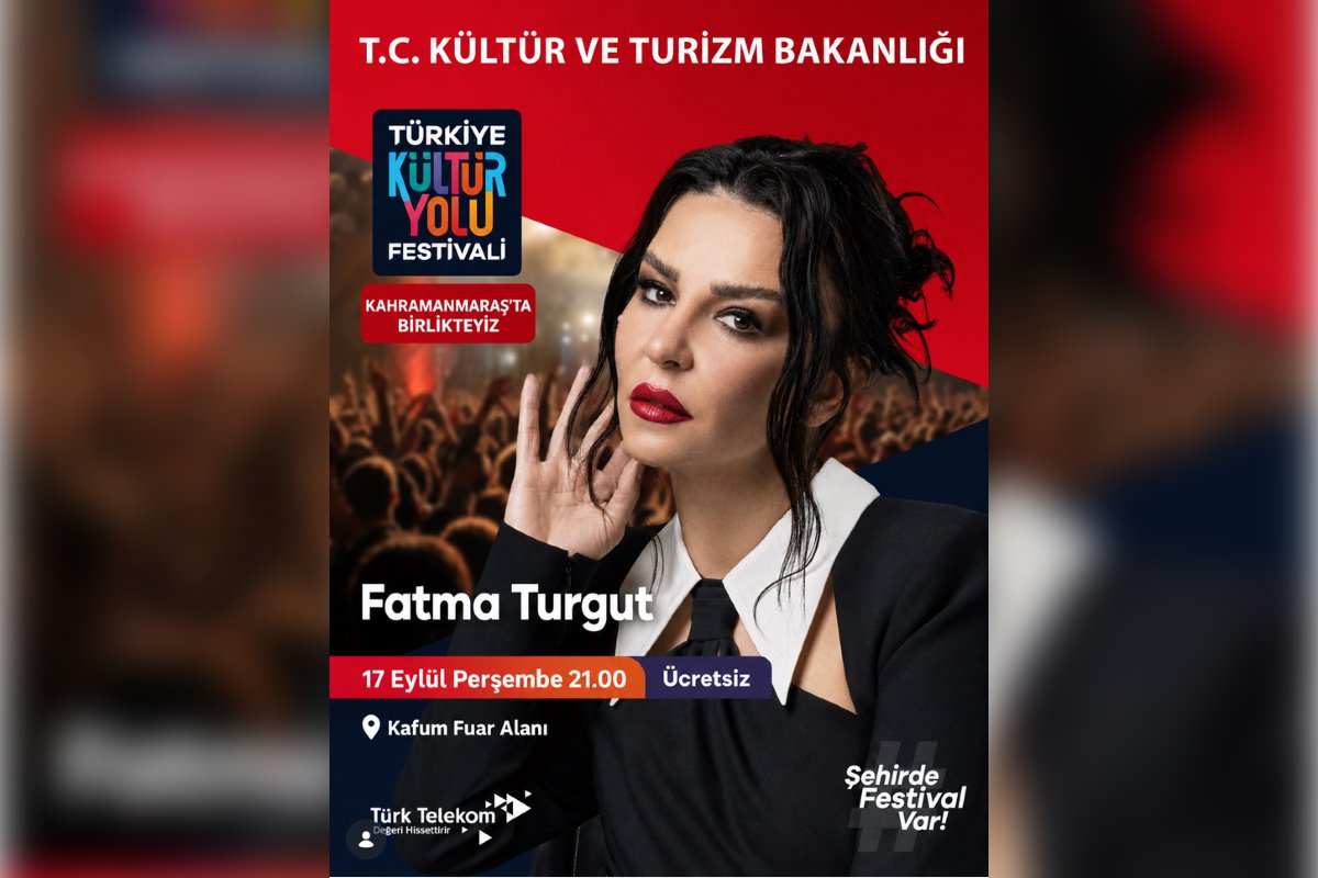 Fatma TURGUT Kahramanmaraş’ta Dinleyicileriyle Buluşacak