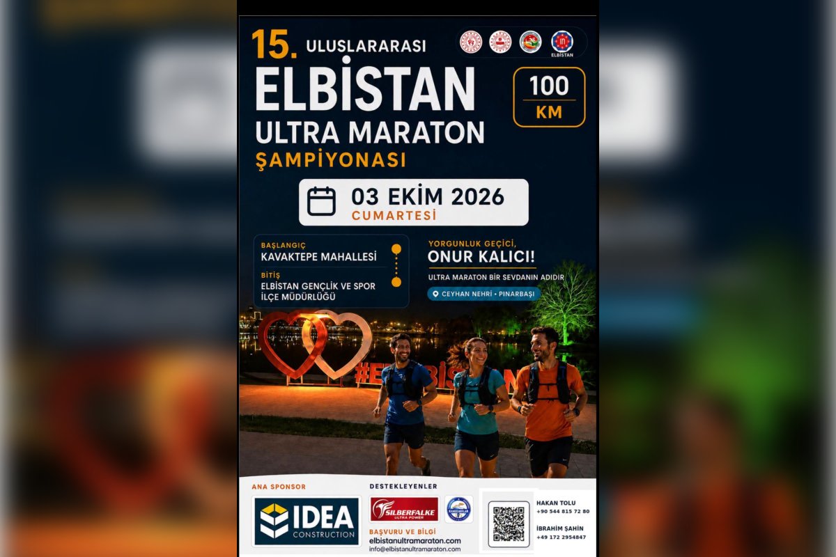 15. ULUSLARARASI ELBİSTAN ULTRA MARATON ŞAMPİYONASI (100 Km)