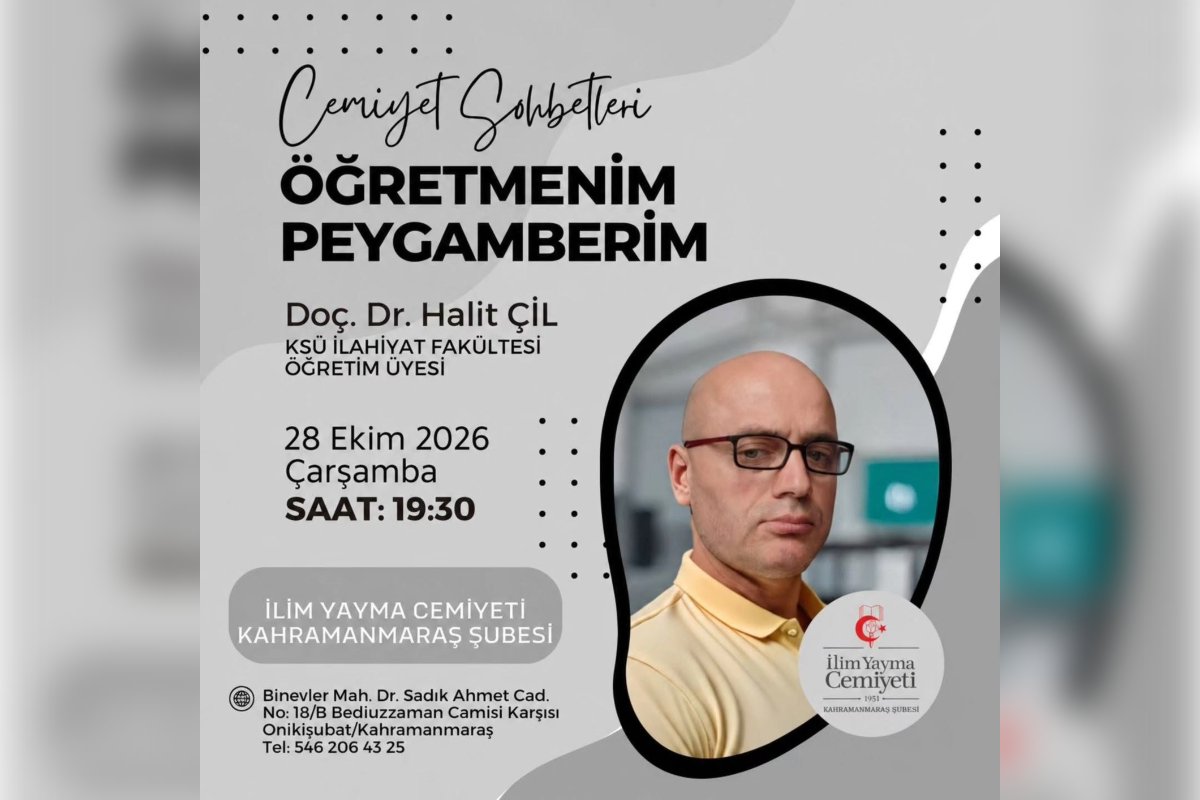 Cemiyet Sohbetleri “Öğretmenim Peygamberim”