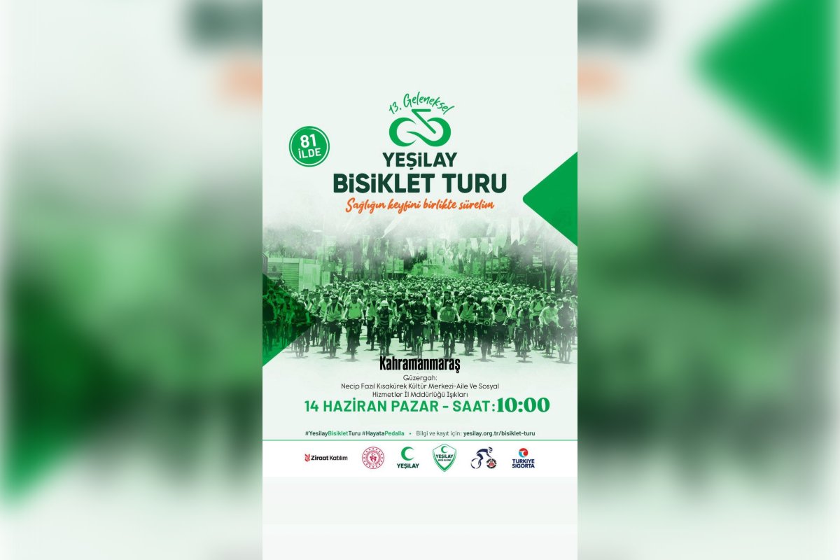 Pedallar sağlıklı bir gelecek için dönüyor!