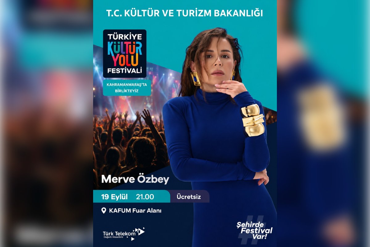 Merve ÖZBEY Kahramanmaraş’ta Dinleyicileriyle Buluşacak